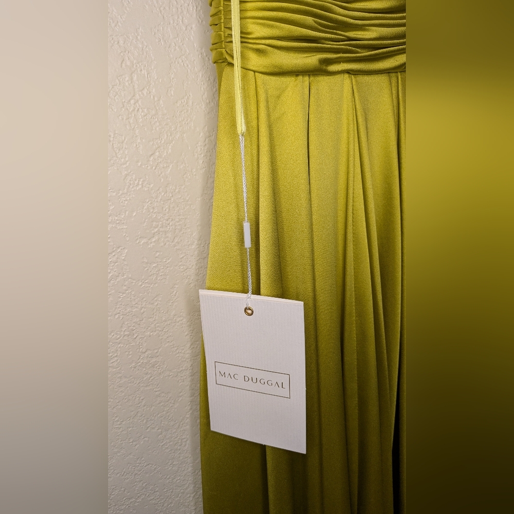 MACDUGGAL WRAP DRAPED GOWN SIZE 8 - Picture 7 of 11